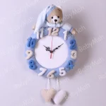 ساعت نمدی خرس ابی