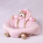 مبل پشتیبان خرس صورتی