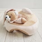 صندلی پشتیبان کودک خرس تدی رنگ کرم