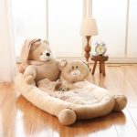 تشک گارددار خرس تدی رنگ کرم