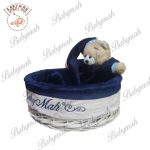 سبد گرد سرمه ای