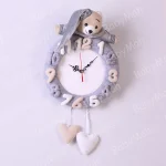 ساعت نمدی خرس طوسی