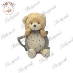 محافظ سر خرس تدی رنگ طوسی