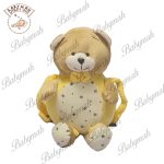 محافظ سر خرس تدی رنگ لیمویی