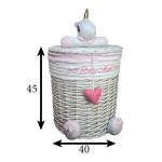 سبد استوانه سایز بزرگ  تکشاخ