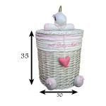 سبد استوانه سایز کوچک مدل تکشاخ