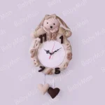 ساعت نمدی خرگوش کرم