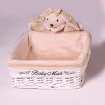 سبد بهداشتی مربع خرگوش رنگ کرم